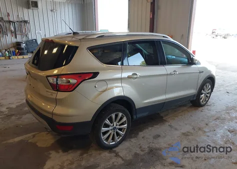 2017 Ford Escape Titanium from USA, damaged, VIN 1FMCU9J90HUD87796